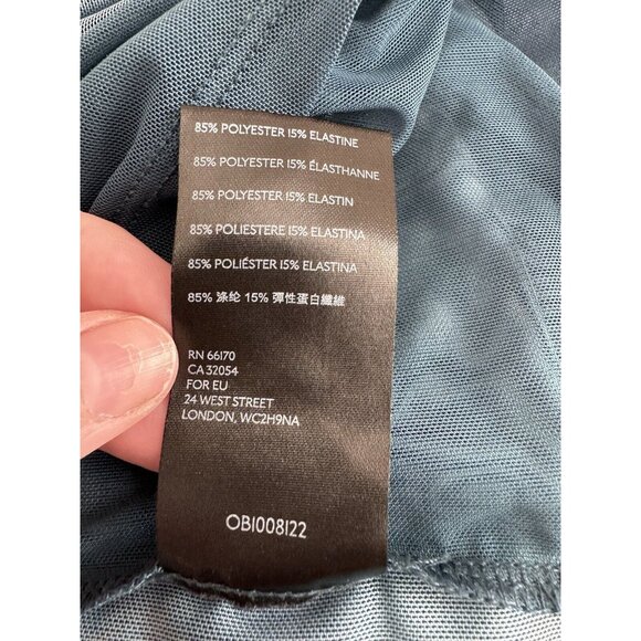 Anthropologie Sheer Second Skin Mock Neck Top Size Small - Picture 7 of 8